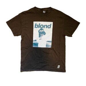 Mint Blond Racer Graphic T-Shirt Women's Medium Retro Streetwear